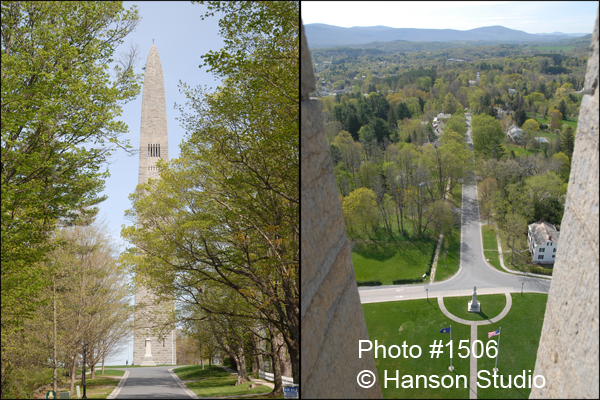Bennington, VT - Monument and Street